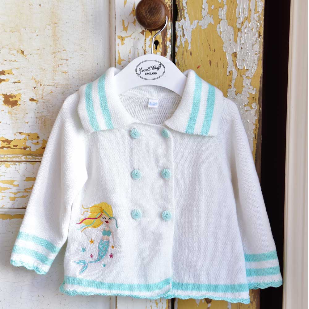 Mermaid Knitted Pram Coat