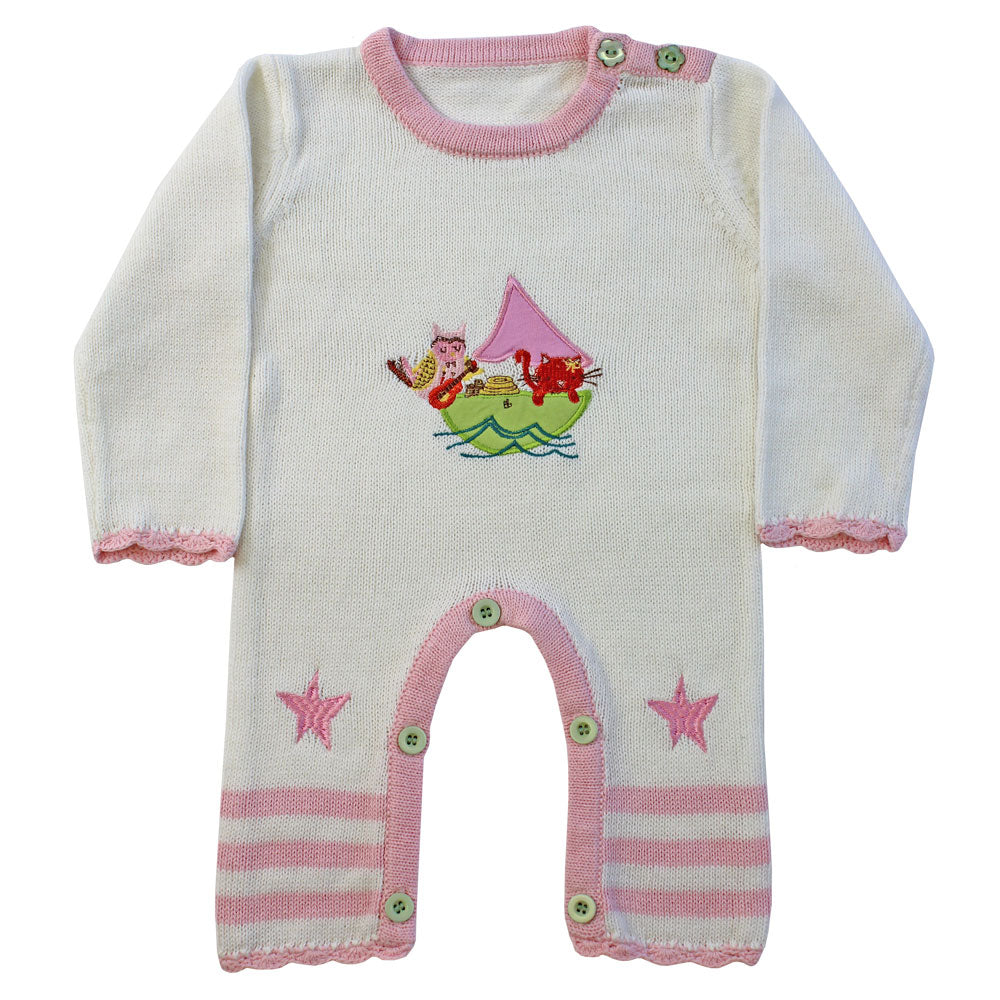 Owl and the Pussycat Long Sleeve Knitted Jumpsuit