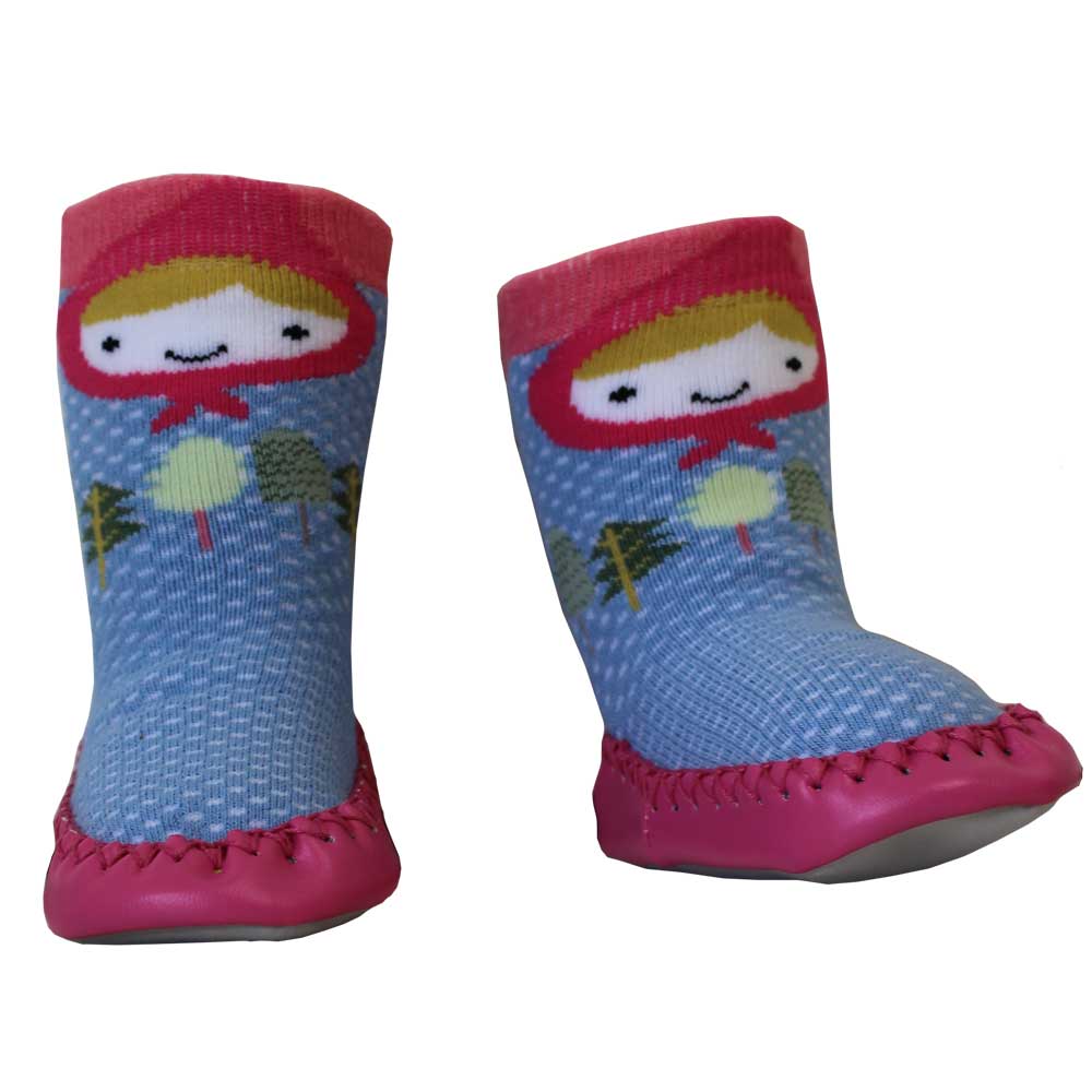 Red Riding Hood Moccasin Slippers
