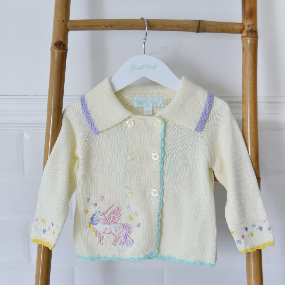 Unicorn Knitted Pram Coat