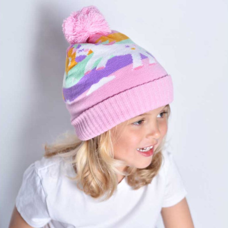 Gorro de Punto Unicornio