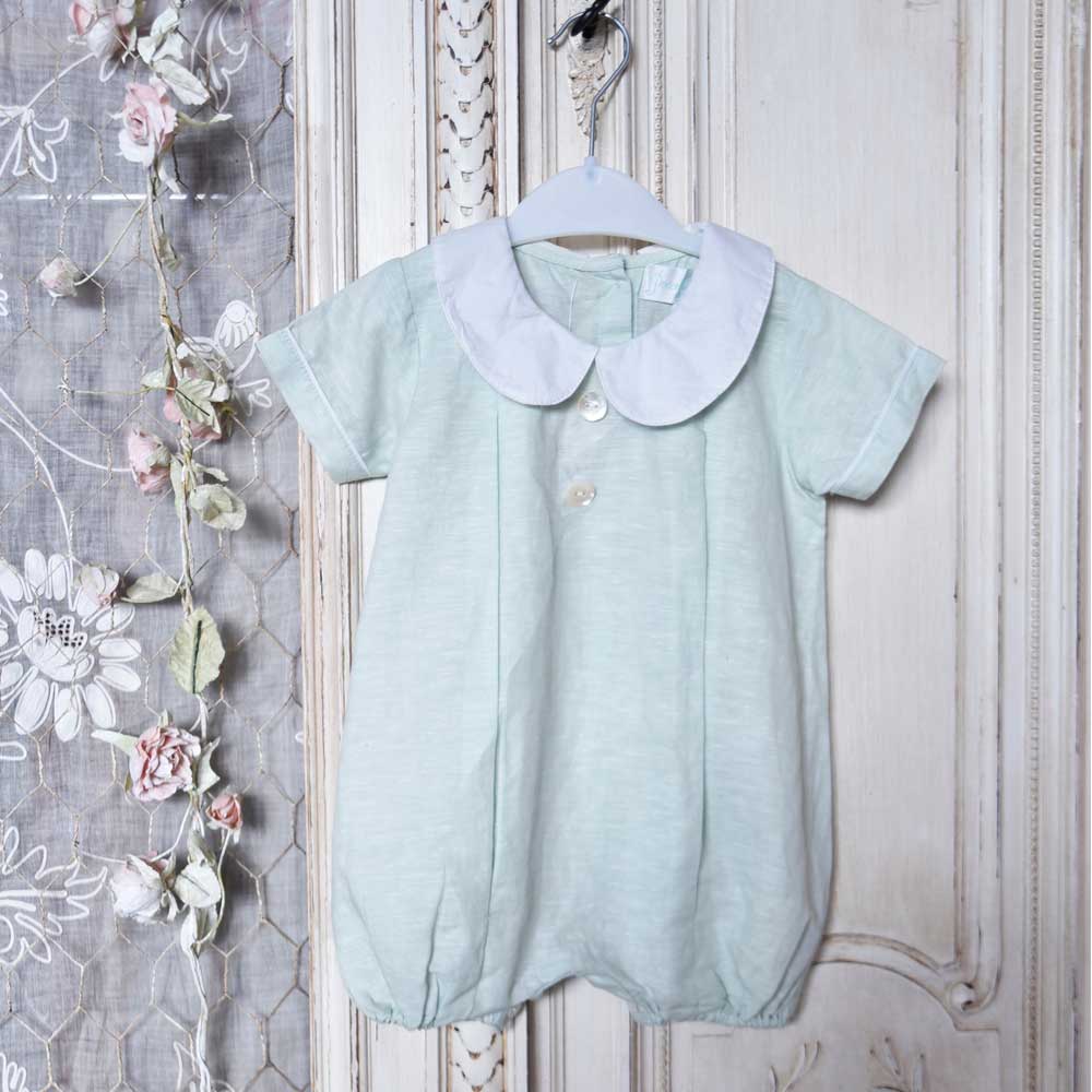 Mint Linen Romper