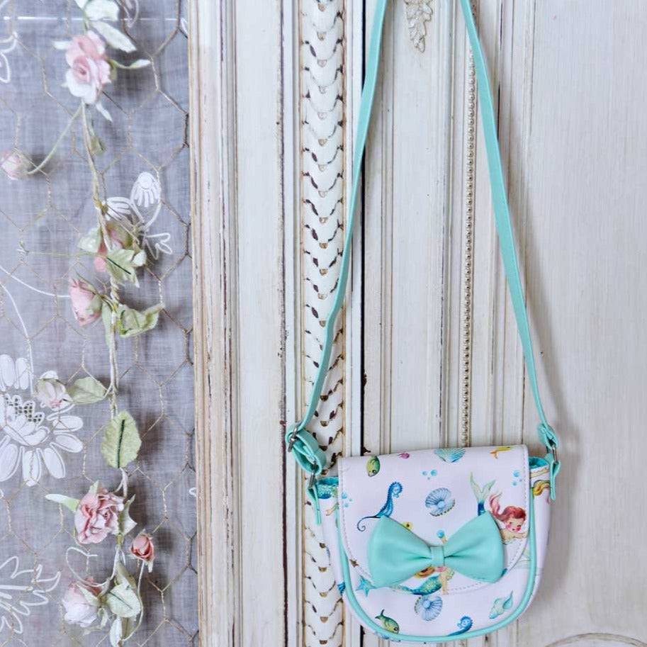 Mermaid Print Mini Handbag