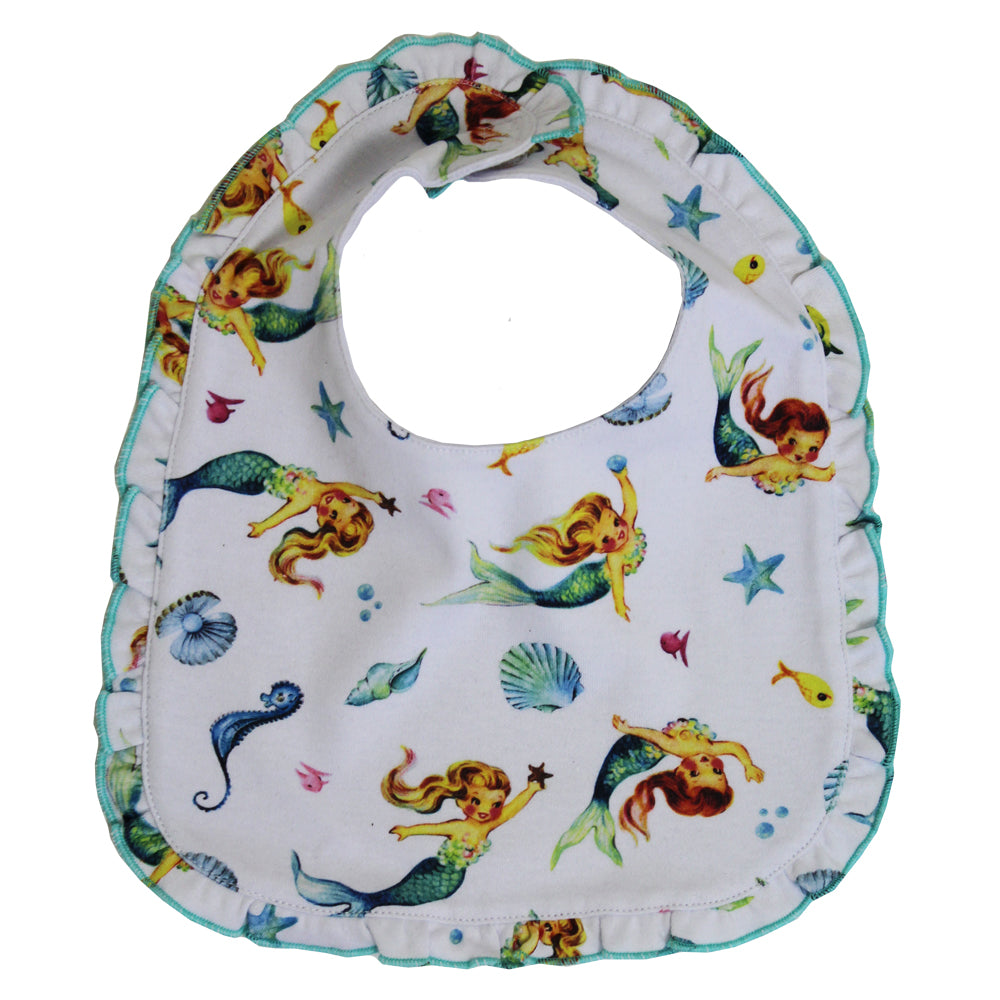 Mermaid Print Bib