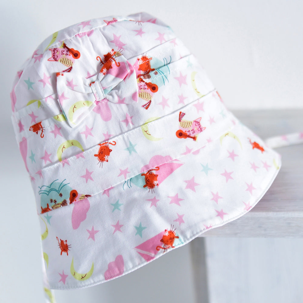 Owl & Pussycat Baby Bonnet