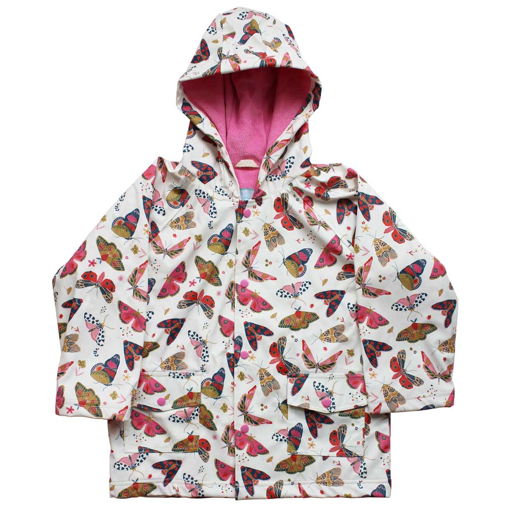 Butterfly Print Raincoat