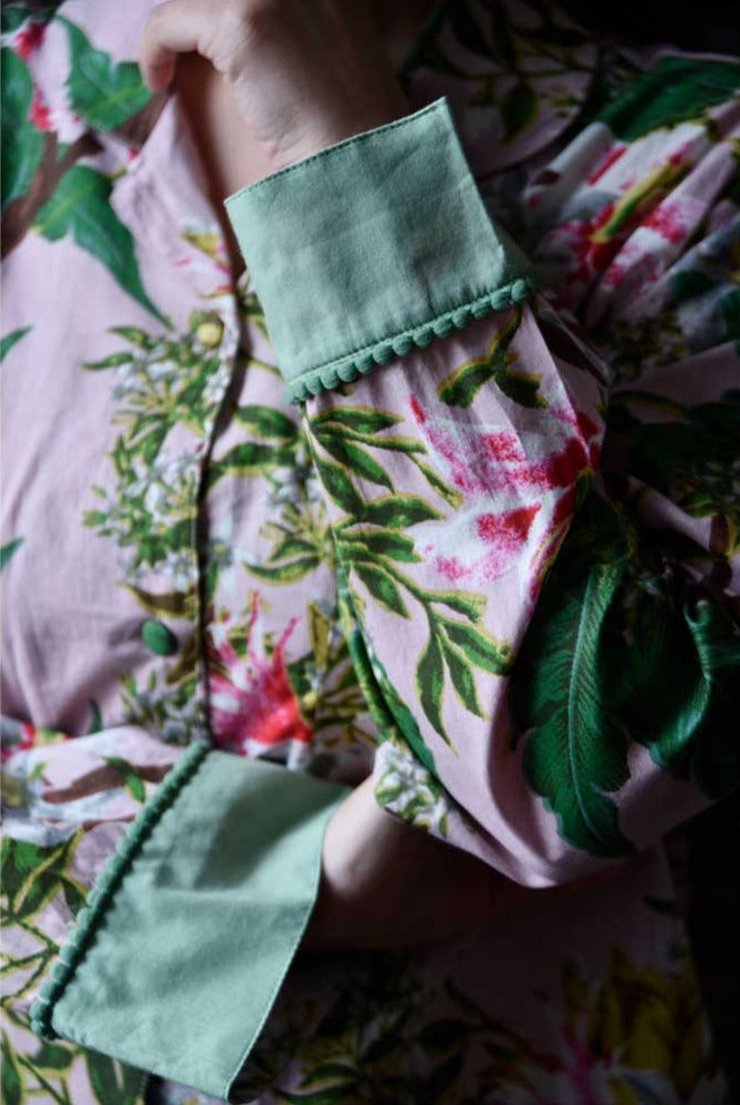 Pink Stargazer Lily Ladies Pyjamas