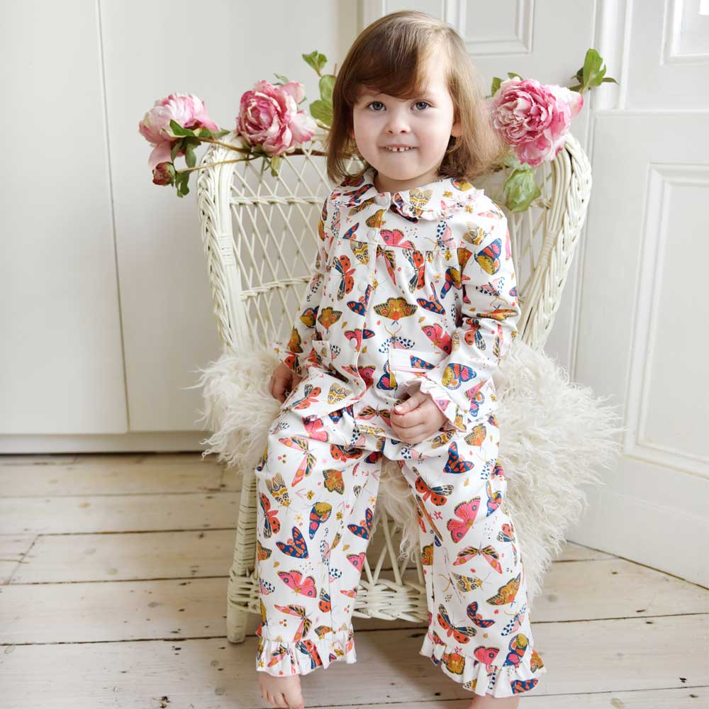 Butterfly Print Long Sleeved Pyjamas