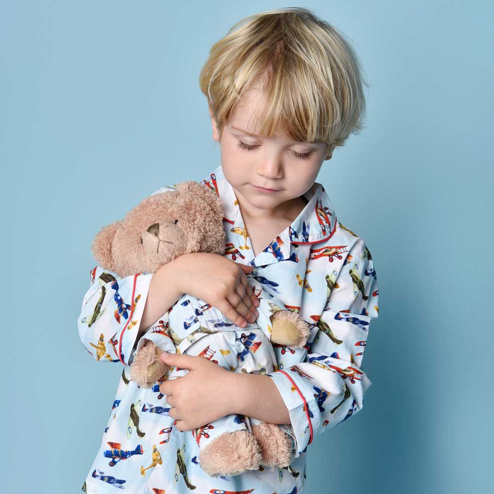 Teddy In Aeroplane Pyjamas