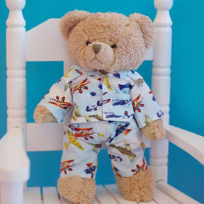 Teddy In Aeroplane Pyjamas