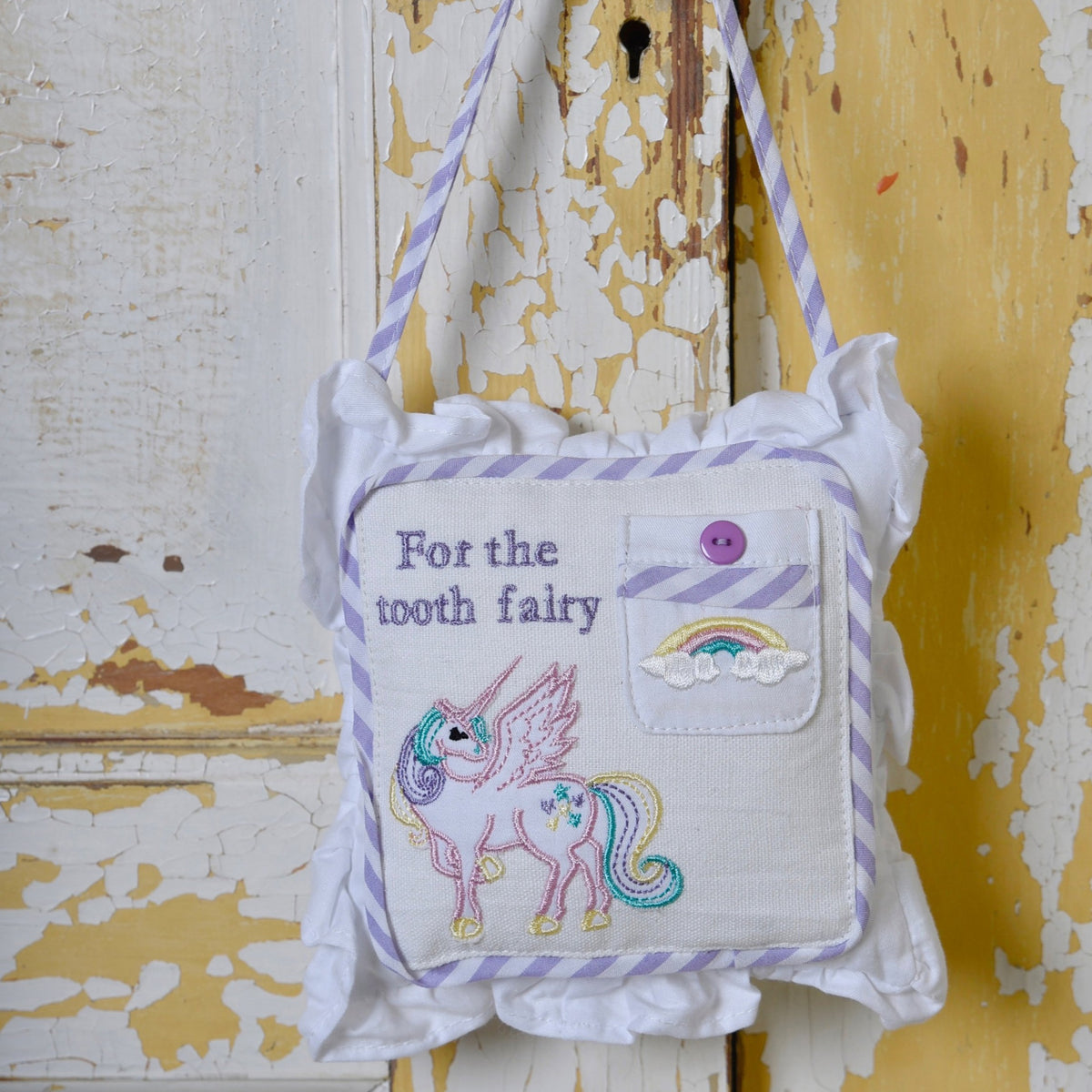 Unicorn Tooth Fairy Cushion