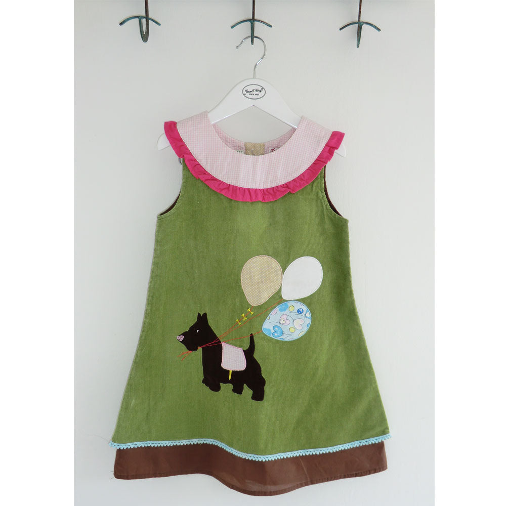 Scottie Dog Cord Dress