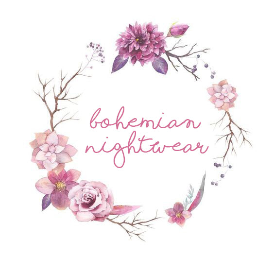 Luxurious, bohemian nightwear – a perfect present for the lovely ladies in your life (or for some well-deserved  self-gifting!)