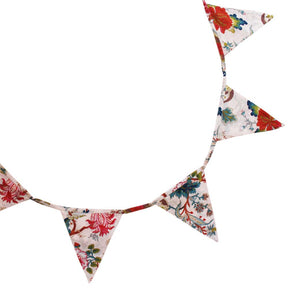 Pink Exotic Flower Bunting
