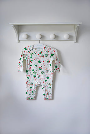 Christmas Print Jumpsuit