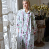 Floral Pink Palms Dressing Gown