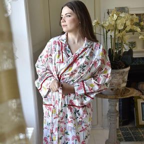 Sultan’s Garden Print Dressing Gown