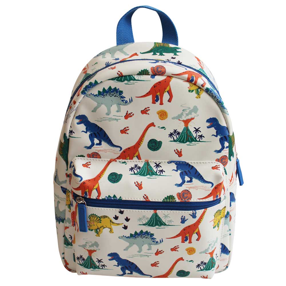 Colourful Dinosaur Print Backpack