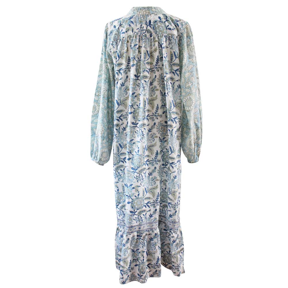 Emery Pale Blue Cornflower Cotton Dress