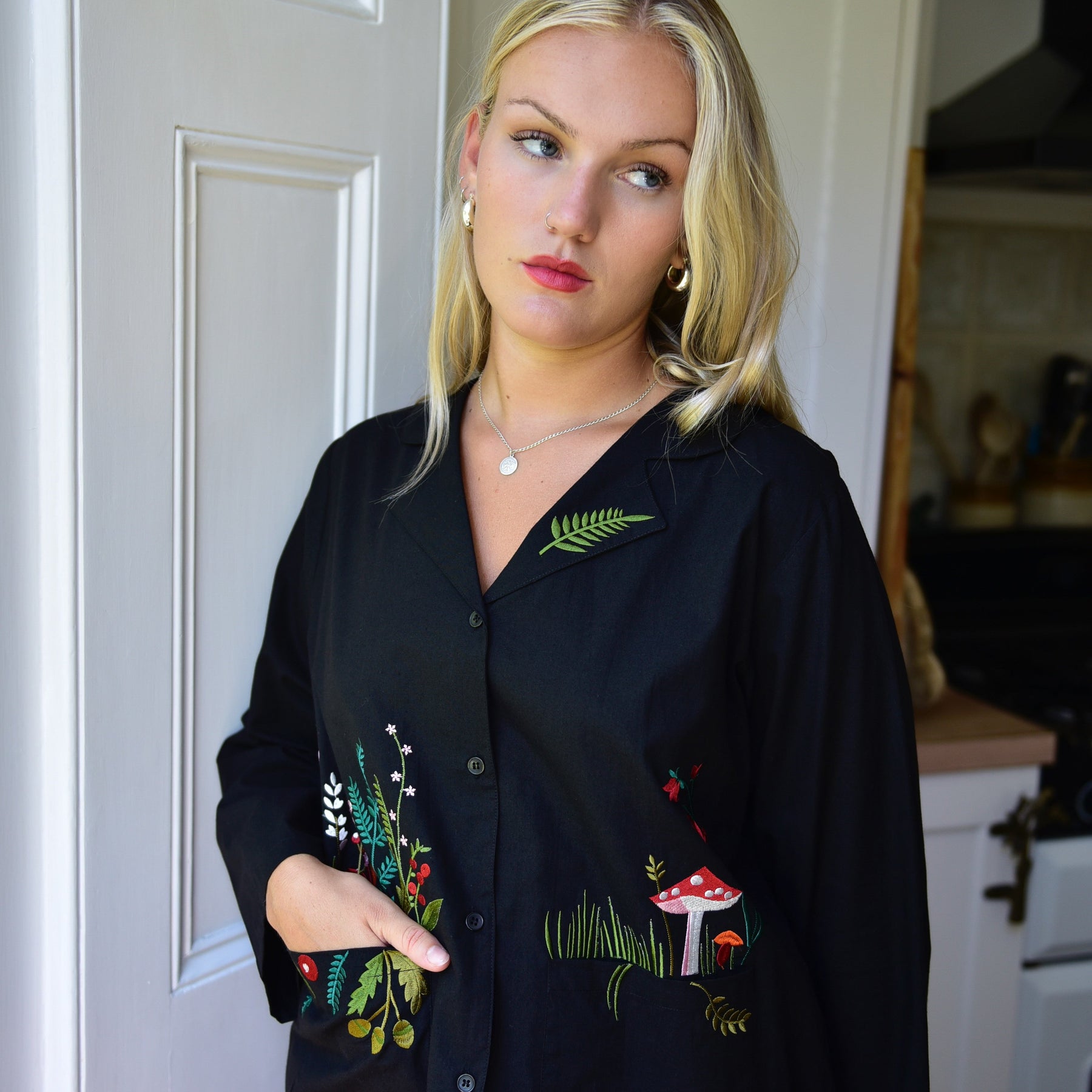 Woodland Embroidery Pyjamas