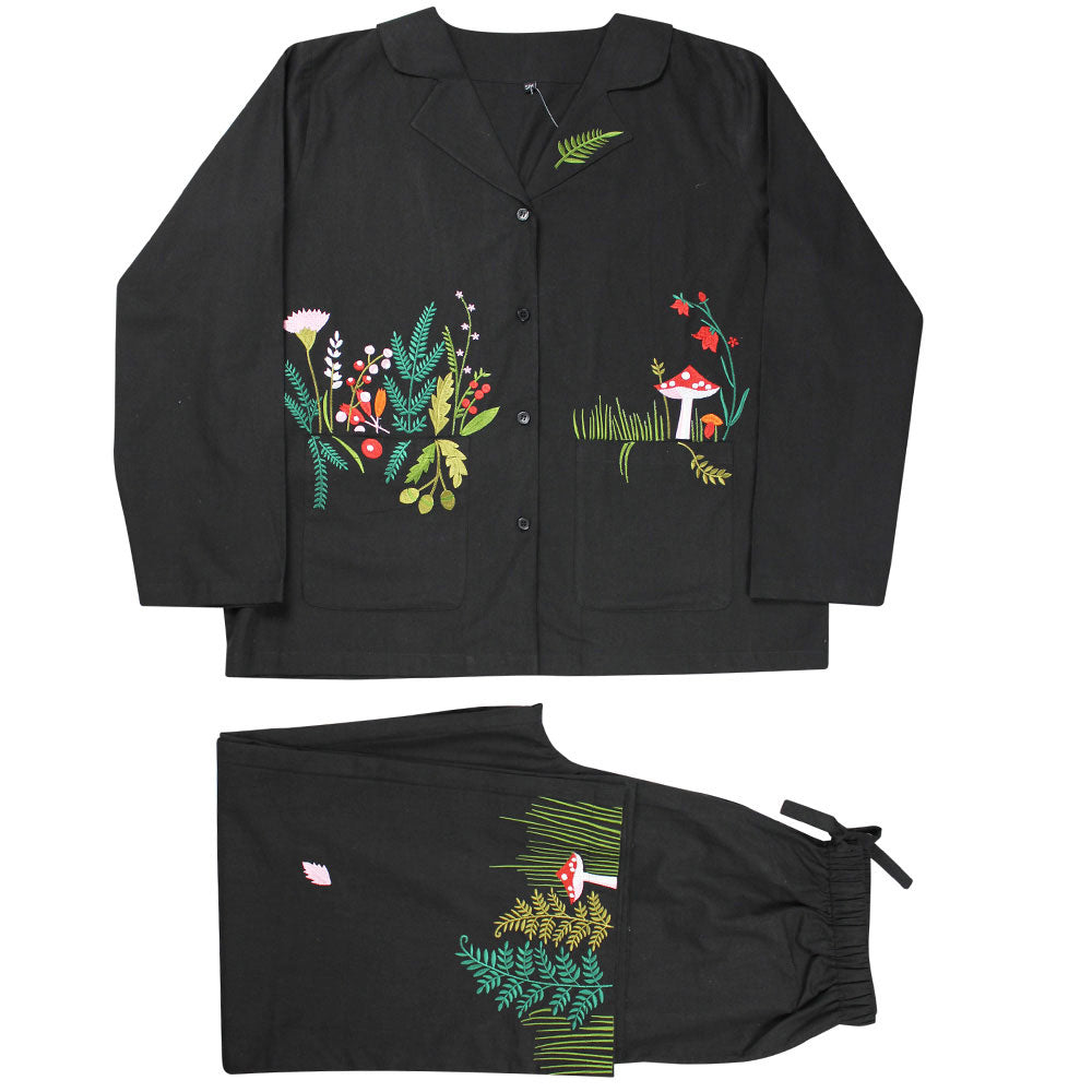 Woodland Embroidery Pyjamas