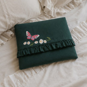 Floral Embroidered Garment Case