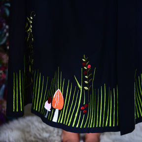 Woodland Embroidered Dressing Gown