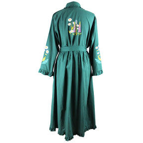 Floral Embroidered Dressing Gown