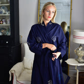 Seashell Embroidered Dressing Gown