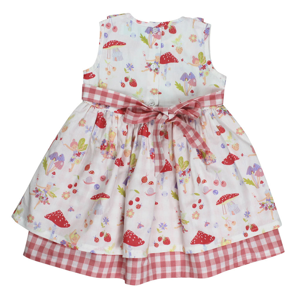 Fairy Print Pinafore Dress