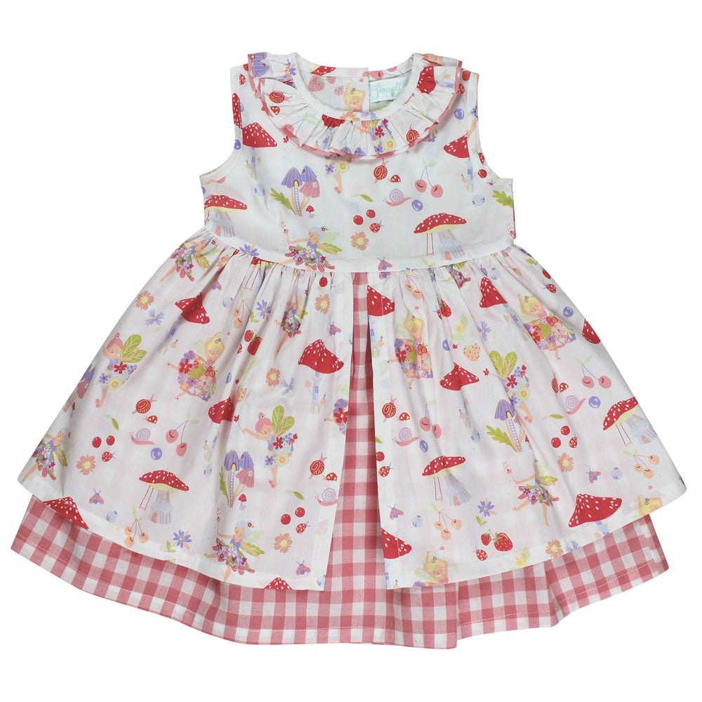 Fairy Print Pinafore Dress