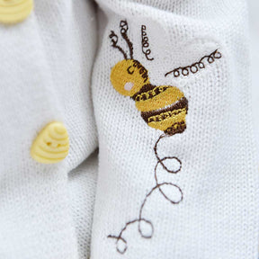 Bumble Bee Knitted Pram Coat