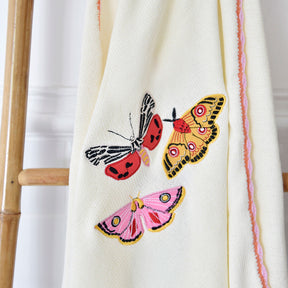 Butterfly Pram Blanket Close Up