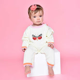 Butterfly long Sleeve Knitted Jumpsuit