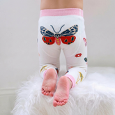 Leggings in maglia a farfalla
