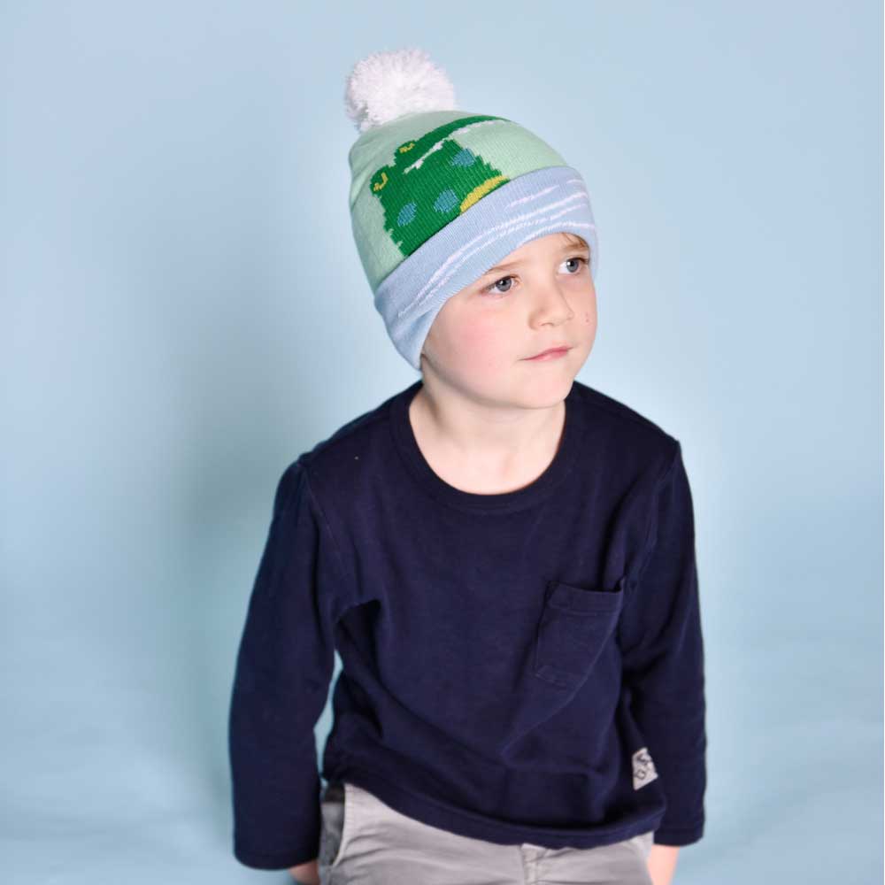 Child's Crocodile Knitted Hat