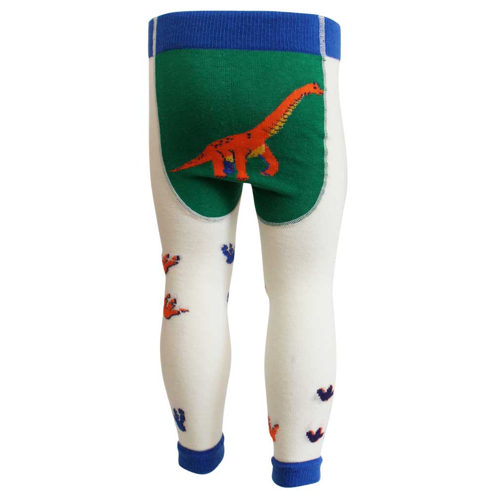 Colourful Dinosaur Knitted Leggings