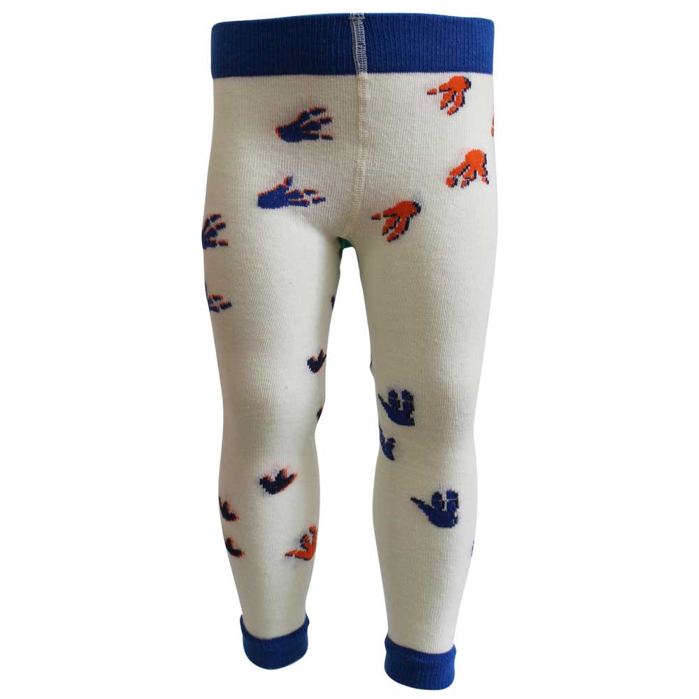 Colourful Dinosaur Knitted Leggings