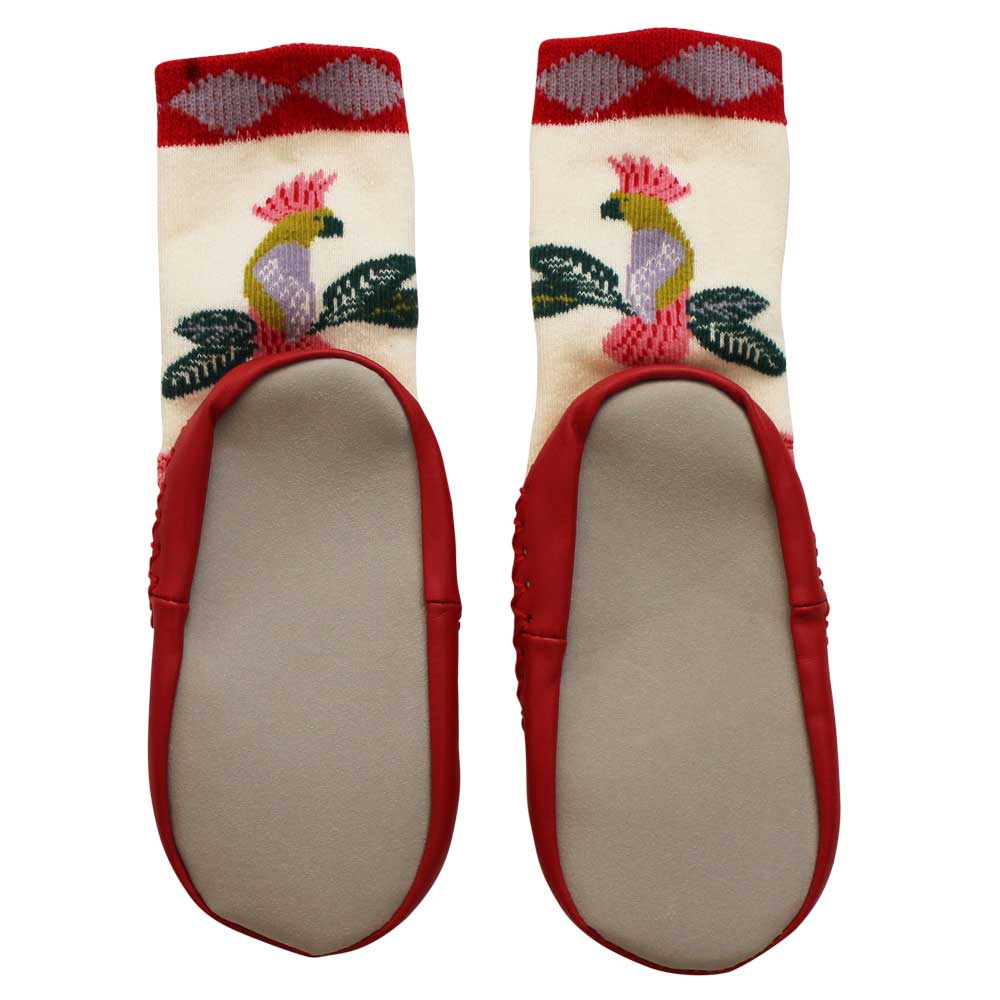 Sultan’s Garden Knitted Moccasin Slippers