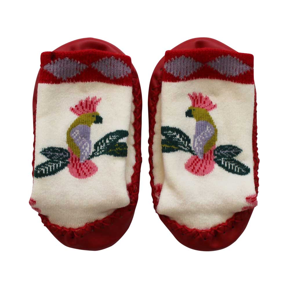 Sultan’s Garden Knitted Moccasin Slippers