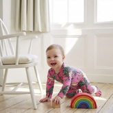 Pink Safari Jumpsuit With Zip