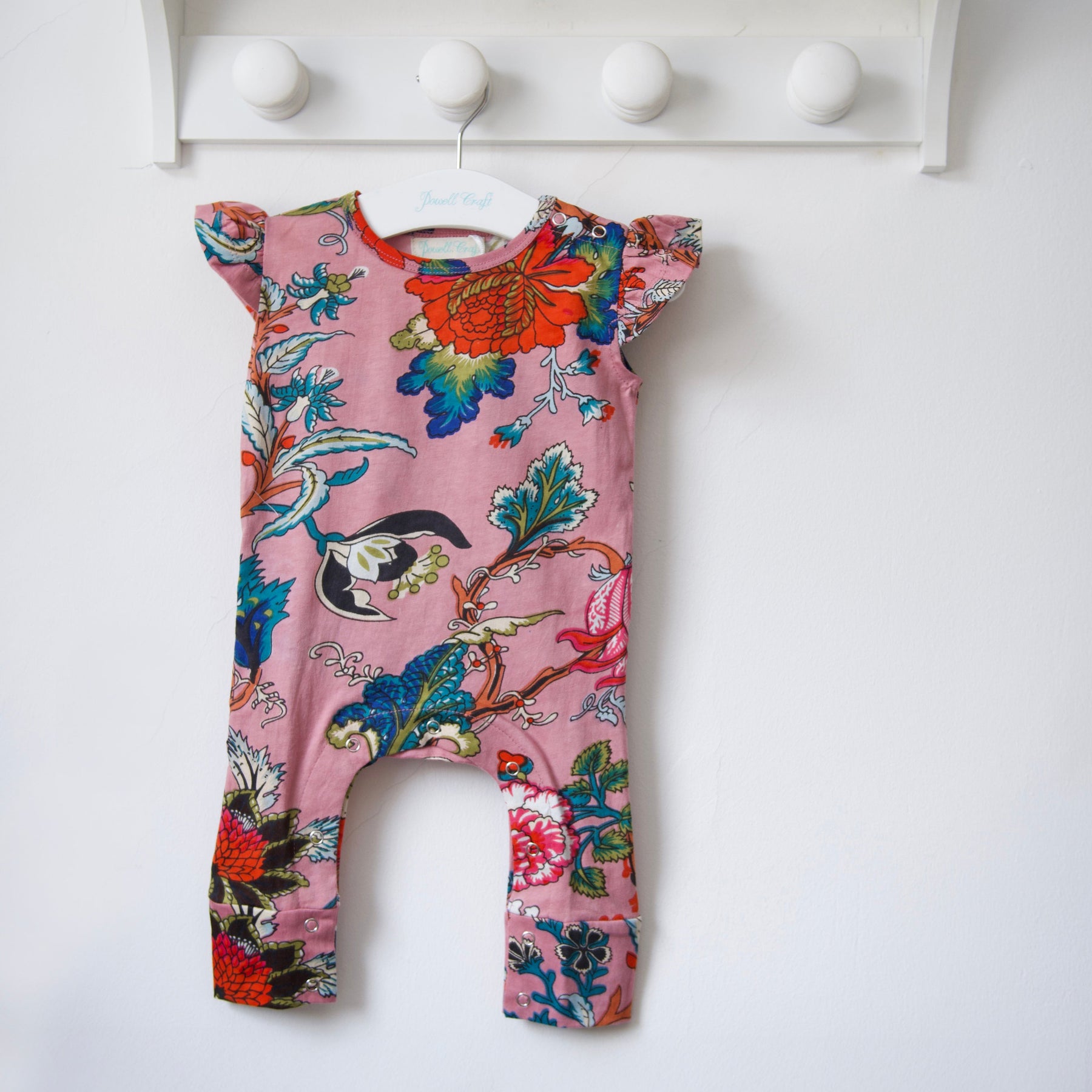 Dusky Pink Short Sleeve Jumpsuit