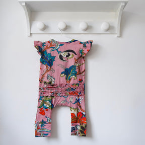 Dusky Pink Short Sleeve Jumpsuit