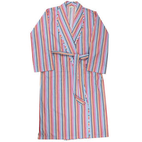 Men’s ‘Frank’ Multi Coloured Stripe Dressing Gown