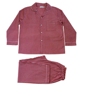 Men's Red Check Pyjamas