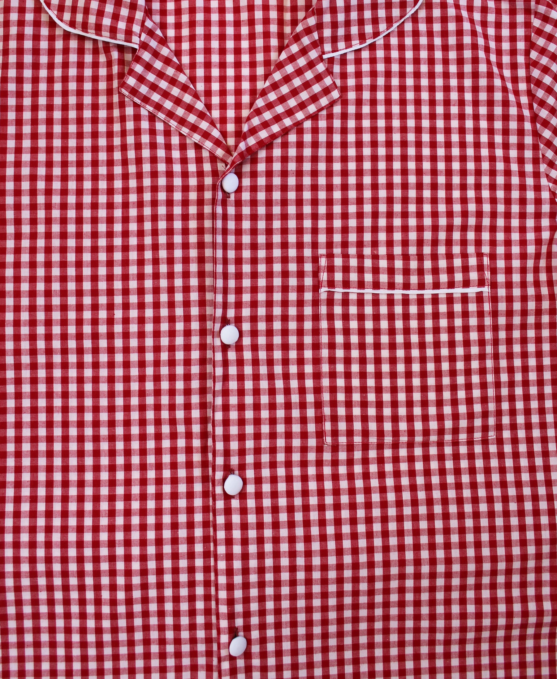 Men's Red Check Pyjamas