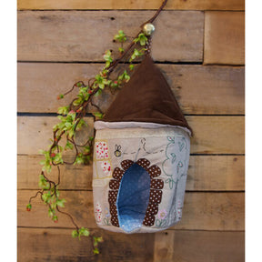 Appliqued Teddy Bear House