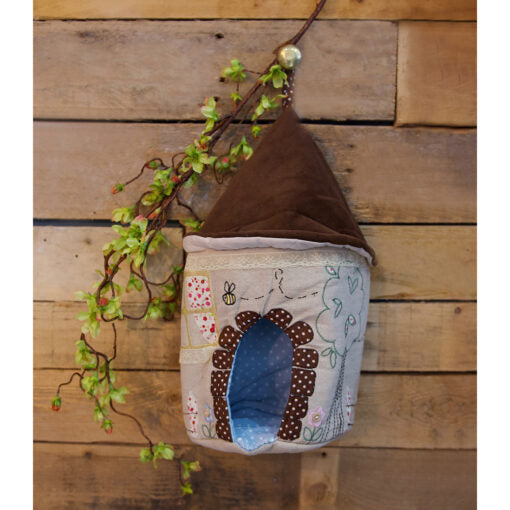 Appliqued Teddy Bear House