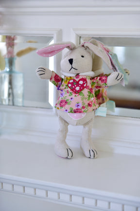Rabbit Soft Toy with Love Heart Dress
Success
