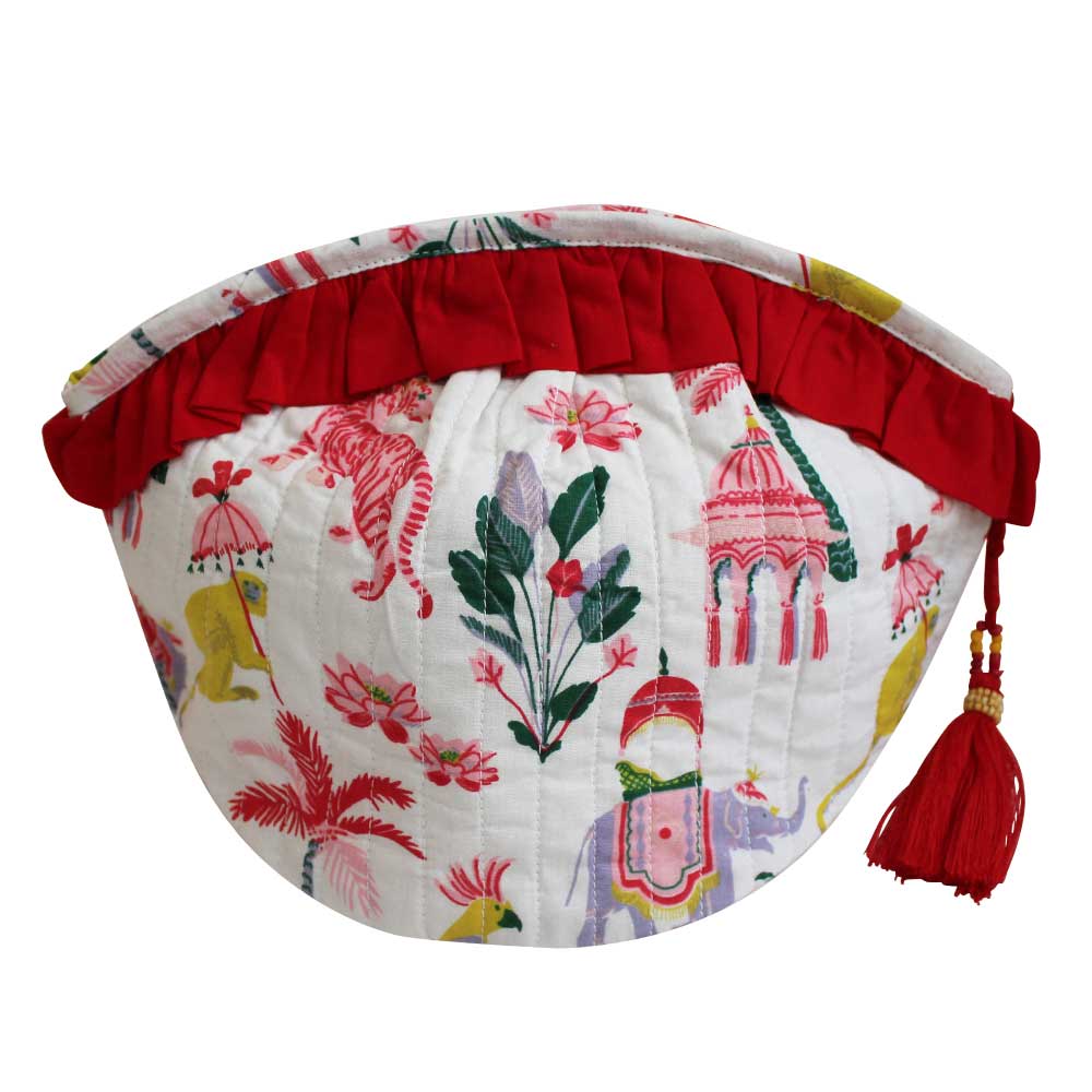 Sultan’s Garden Print Balloon Shaped Wash Bag